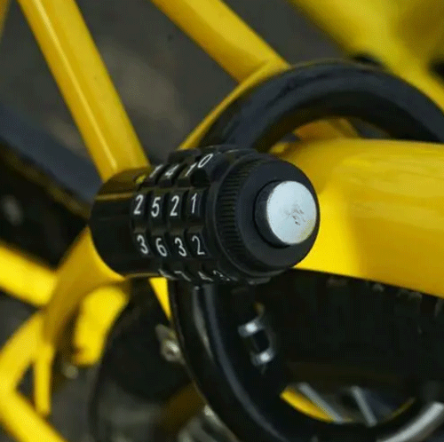 共享單車鎖-機械開鎖