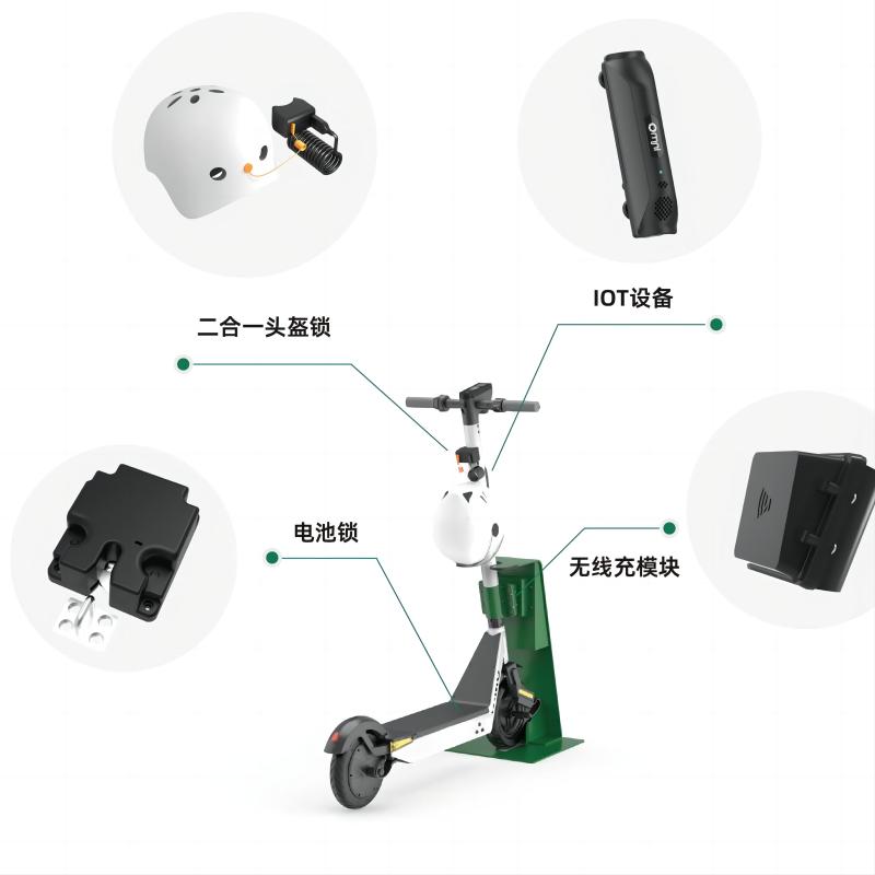 歐米智能告誡大家，騎共享電單車一定要佩戴頭盔